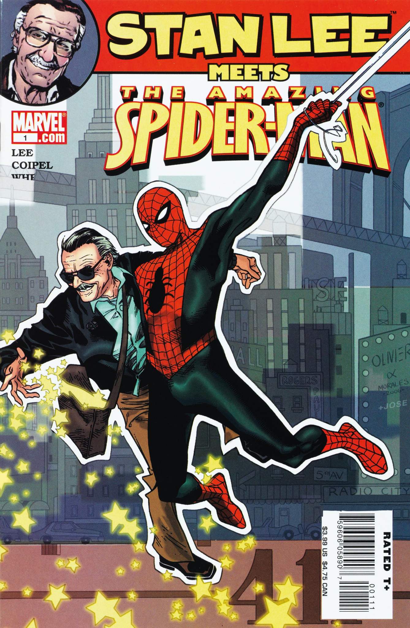 Stan Lee meets Spider Man comics